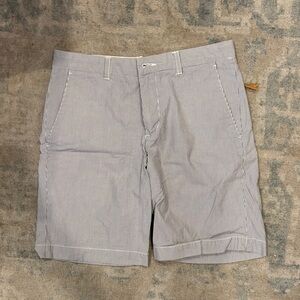Ben Sherman Men's Striped Gray Shorts